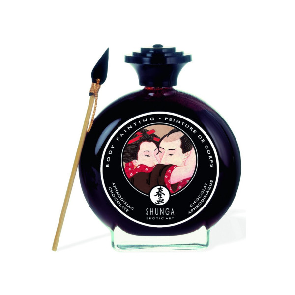 Peinture de corps comestible chocolat 100ml 